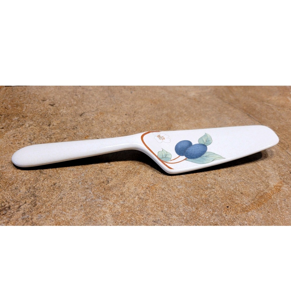 Mikasa Country Classics Fruit Panorama Pie Server Cake Knife Blueberry Design